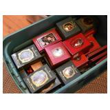 And 2 Tubs Full of More Waterford Christmas Ornaments