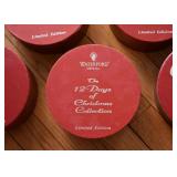 Waterford Crystal "12 Days of Christmas" Limited Edition Bell Ornaments