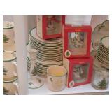 Spode Christmas Tree Dinnerware / Dishes & Accessories (8 Spode Dinner plates are SOLD)