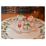 Lenox Christmas China Salt & Pepper Shakers