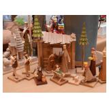 Wooden Nativity Scenes 
