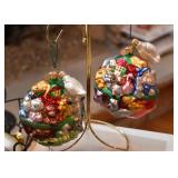 Mercury Glass Christmas Ornaments