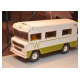 Vintage Tin Tonka Indian Winnebago / Camper Toy