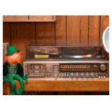 Vintage Zenith Stereo with Turntable & Cassette Player
