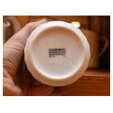 Corning Teapot, Pitcher, Creamers & Sugar