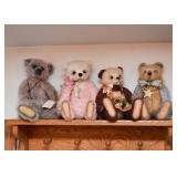 Various Collectible & Artisan Teddy Bears