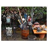 Garden Decor & Accessories (Plant Stands, Stakes, Pots, Statues, Etc.)