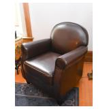 Pair of Club Chairs (not leather)