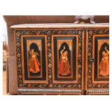 Asian Painted Chest  (Approx. 30" L x 13.5" W x 21.5" H)