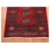 Bokhara Rug Runner - Wool - Pakistan (Approx. 31.5" x 97")