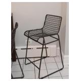 4 Metal Chairs / Bar Stools (Seat approx. 25.5" H) 