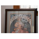 Framed French Advertising Poster