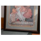 Framed French Advertising Poster