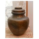 Hammered Metal Turkish Urn