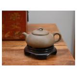 Miniature Asian Teapot with Stand