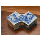 Blue & White Chinese Trinket Boxes 