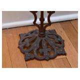 Antique / Vintage Cast Iron Ashtray Stand