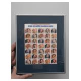 Framed Postage Stamps  - Jazz Singers / Blues Singers