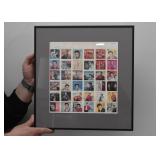 Framed Postage Stamps  - Elvis Presley Album Covers