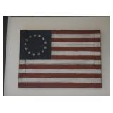 Folk Art Flag Wall Hanging - 13 Stars