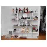 Modern White Wall Unit / Display Shelf