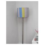 Floor Lamp with Striped Shade