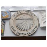 Wooden Souvenir Plate - Chateau Trimoulet