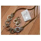 Necklace and Earrings Set by Vero Italia