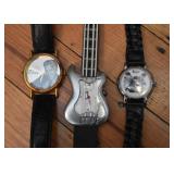 Novelty Watches (Elvis, Guitar, Beatles)