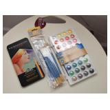 Art Supplies - Watercolors, Paint Brushes