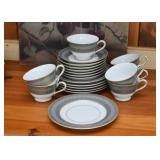 Noritake China Teacups, Saucers & Dessert Plates