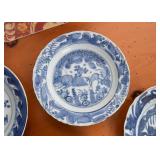 Antique / Vintage Blue & White Chinese Plates