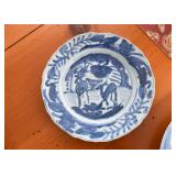 Antique / Vintage Blue & White Chinese Plates