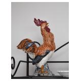 Ceramic Rooster Statue