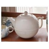 White Ceramic Teapot