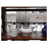 Wine & Bar Glasses / Stemware, Gravy Boat, Creamer