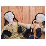 Native American Folk Art Cloth Dolls, Signed by Artist