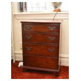 Pair of Small Antique Chests, 1 of 2 (some missing hardware)