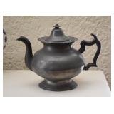 Antique Pewter Teapot