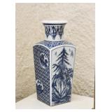 Asian Blue & White Porcelain Vase