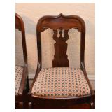 Stunning Mahogany Side Chairs (Upholstered Seats)