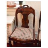 Stunning Mahogany Side Chairs (Upholstered Seats)