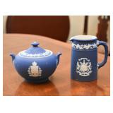 Wedgwood Jasperware (Creamer & Sugar)