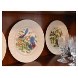 John James Audubon Dinner Plates (Colored by Hand, England)