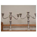 Pair of Gorham Silver Plate Candlesticks / Candelabra