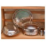 Silver Plate Serving Dishes & Platters