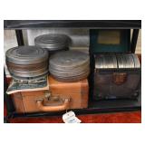 Vintage Suitcase, Film Reels