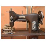 Vintage Domestic Sewing Machine (comes inside storage table)