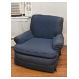 Blue Upholstered Armchair