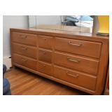 Vintage Lowboy Chest of Drawers / Dresser with Mirror